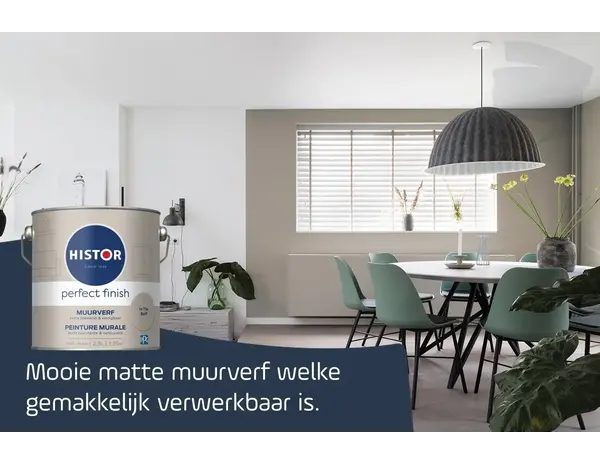 Histor Perfect Finish Muurverf Mat In The Buff PPG1019-2 Histor Perfect Finish Muurverf Mat In The Buff PPG1019-2