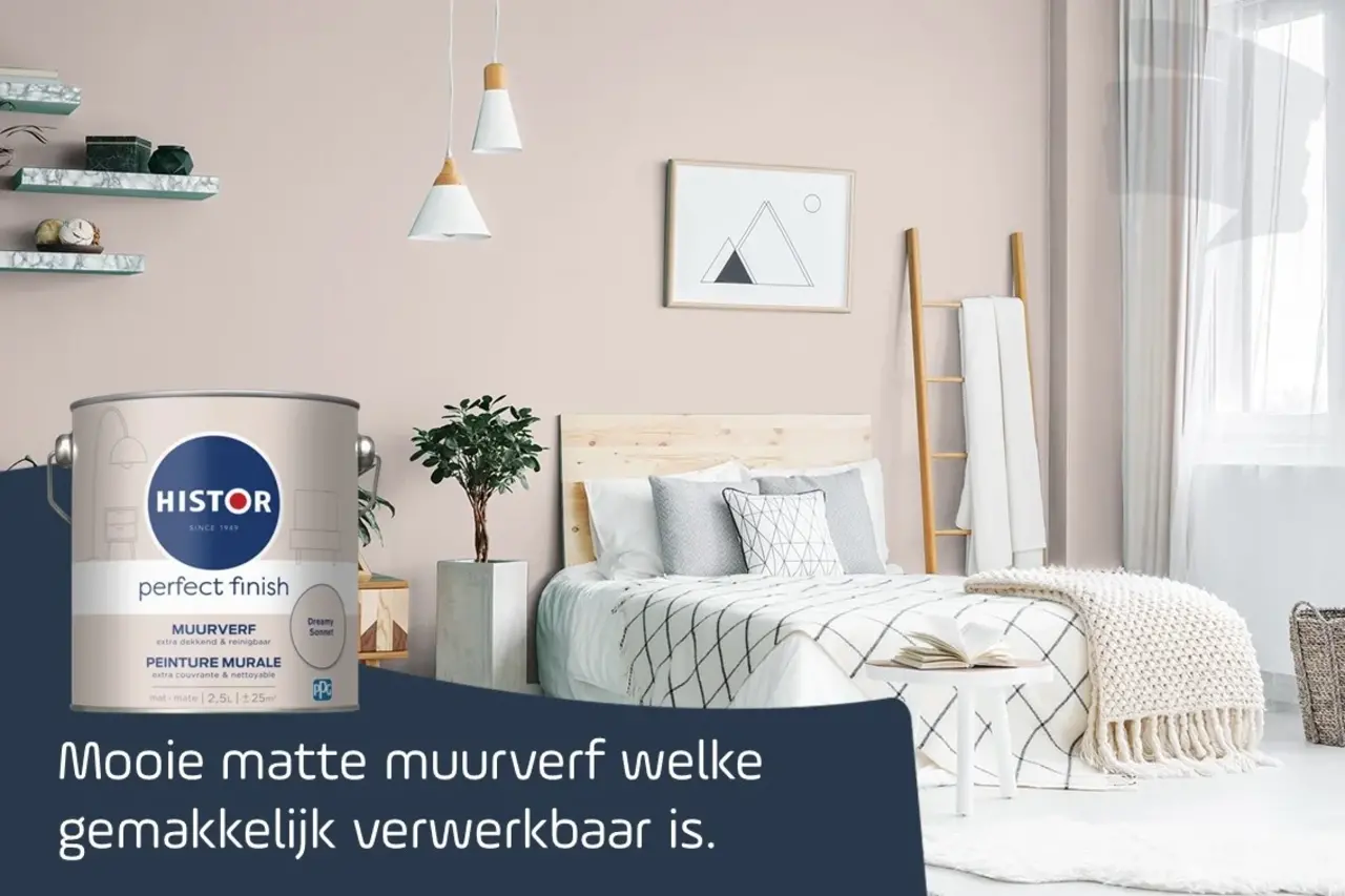 Histor Perfect Finish Muurverf Mat Dreamy Sonnet PPG1061-2