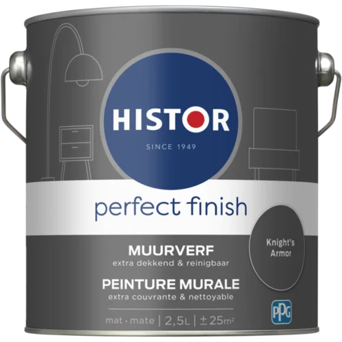 Histor muurverf Perfect Finish mat Knights Armor 2,5L
