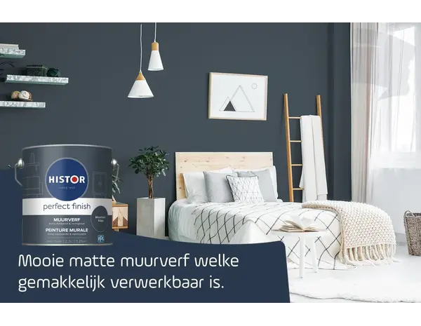 Histor Perfect Finish Muurverf Mat Mountain Edge PPG10-09 Histor Perfect Finish Muurverf Mat Mountain Edge PPG10-09