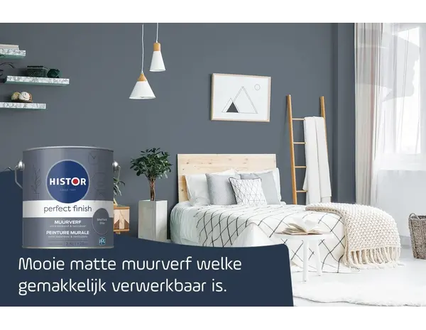 Histor Perfect Finish Muurverf Mat Sheffield Gray PPG1041-6