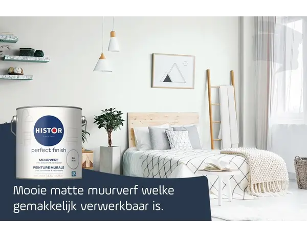 Histor Perfect Finish Muurverf Mat RAL 9016 Histor Perfect Finish Muurverf Mat RAL 9016
