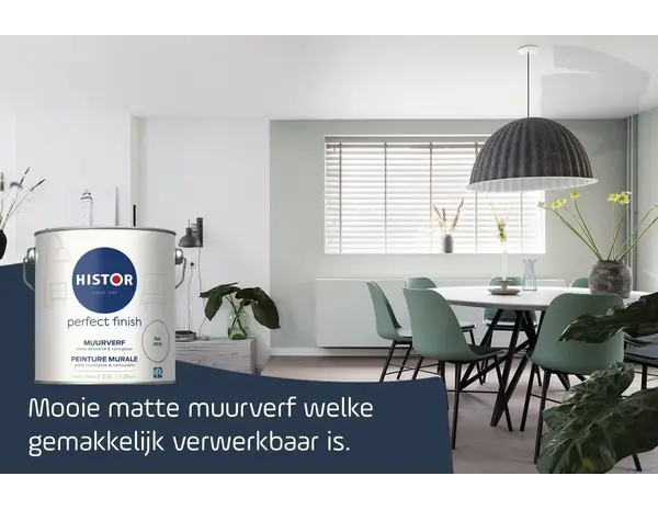 Histor Perfect Finish Muurverf Mat RAL 9016 Histor Perfect Finish Muurverf Mat RAL 9016