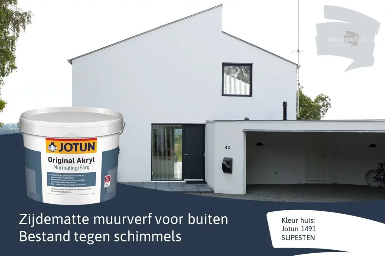 Jotun Mur Acryl | Zijdematte Muur- en Gevelverf Jotun Mur Acryl | Zijdematte Muur- en Gevelverf