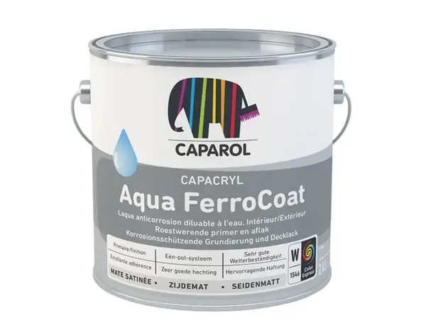 Caparol Capacryl Aqua Ferrocoat | Zijdemat Eén-pot-systeem