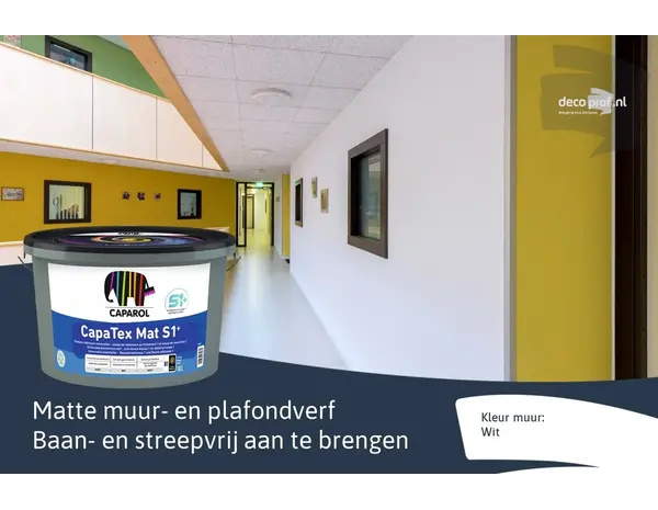 Caparol Capatex Mat S1+ | Matte Muurverf en Plafondverf Caparol Capatex Mat S1+ | Matte Muurverf en Plafondverf