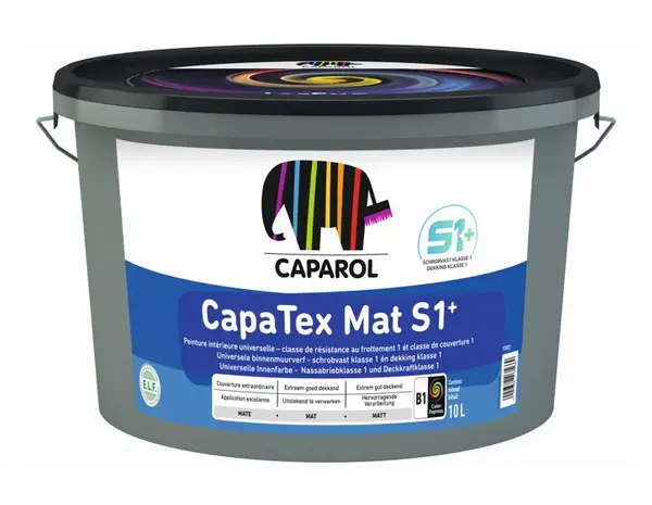 Caparol Capatex Mat S1+ | Matte Muurverf en Plafondverf Caparol Capatex Mat S1+ | Matte Muurverf en Plafondverf