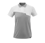 Mascot Poloshirt Met Borstzak Grijs/Melee Wit