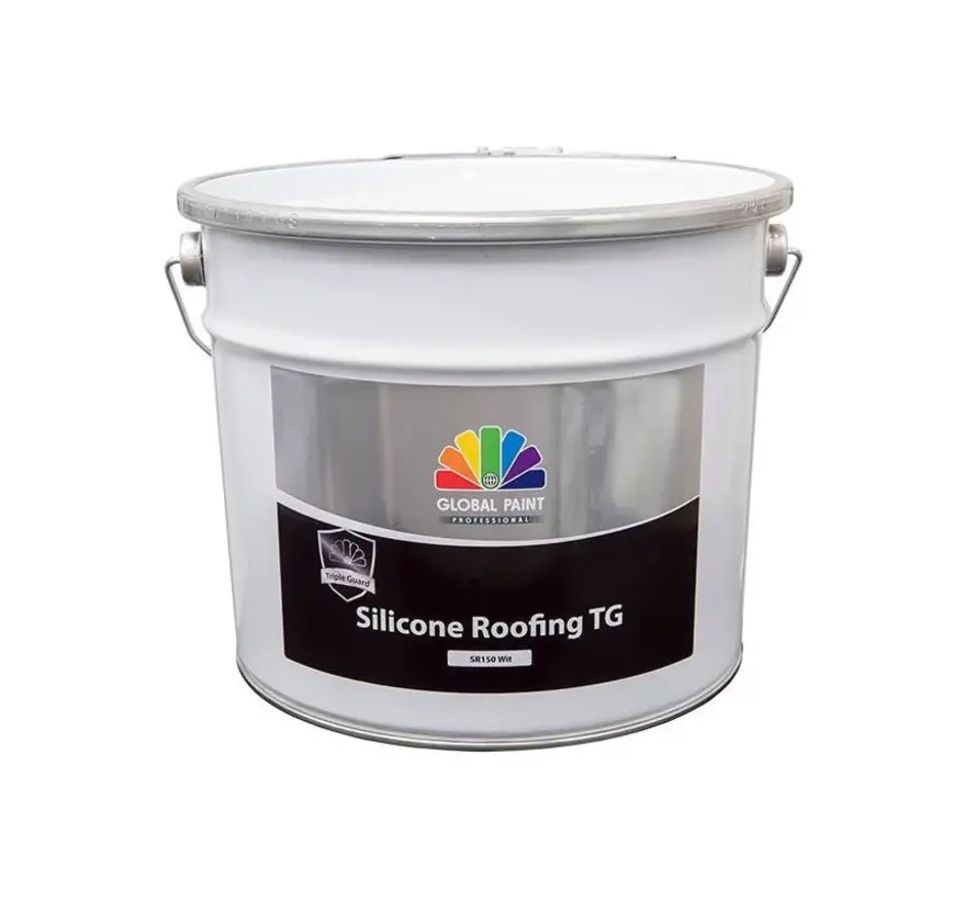 Global Paint Silicone Roofing TG SR150 | Dakcoating - 1 KG 