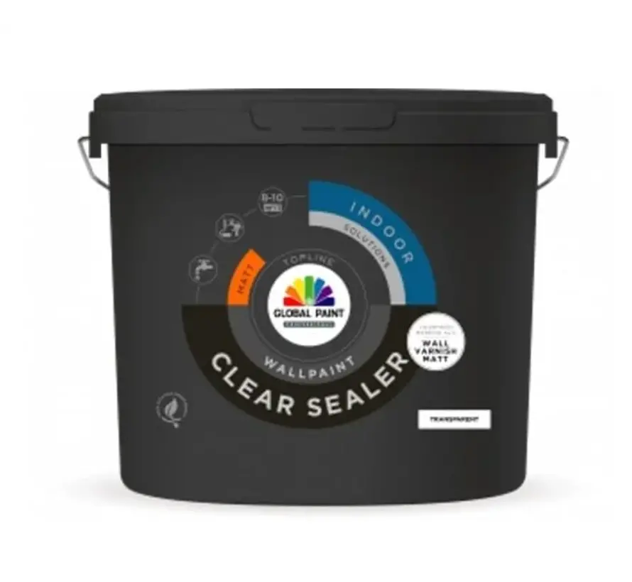 Global Paint Clear Sealer Transparant Matt - 1 LTR 