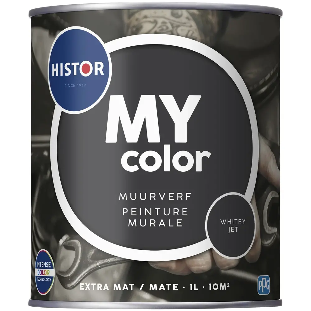 Histor My Color Muurverf Extra Mat Whitby Jet Histor My Color Muurverf Extra Mat Whitby Jet