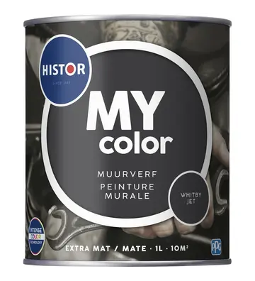 Histor MY color Muurverf Extra Mat Whitby Jet