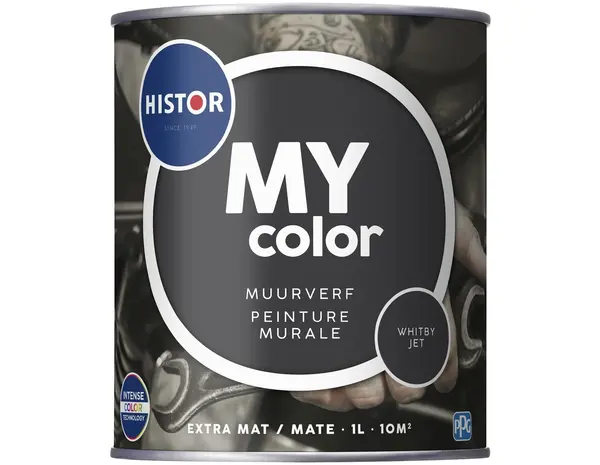 Histor My Color Muurverf Extra Mat Whitby Jet Histor My Color Muurverf Extra Mat Whitby Jet