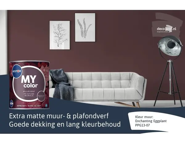 Histor My Color Muurverf Extra Mat Enchanting Eggplant Histor My Color Muurverf Extra Mat Enchanting Eggplant