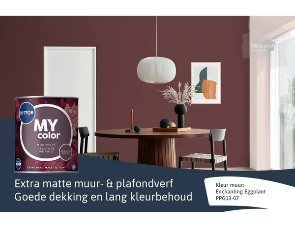 Histor My Color Muurverf Extra Mat Enchanting Eggplant Histor My Color Muurverf Extra Mat Enchanting Eggplant