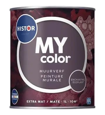 Histor MY color Muurverf Extra Mat Enchanting Eggplant