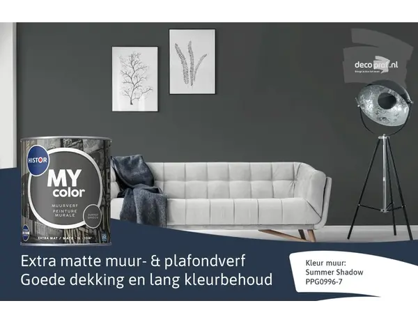 Histor My Color Muurverf Extra Mat Summer Shadow Histor My Color Muurverf Extra Mat Summer Shadow