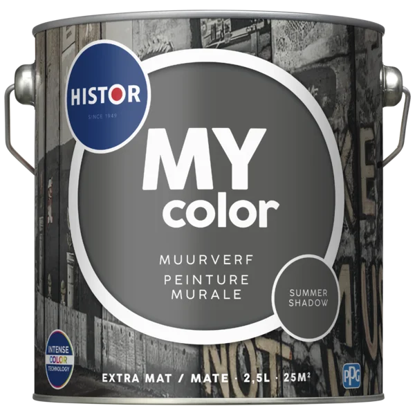 Histor muurverf My Color extra mat Summer Shadow 2,5L
