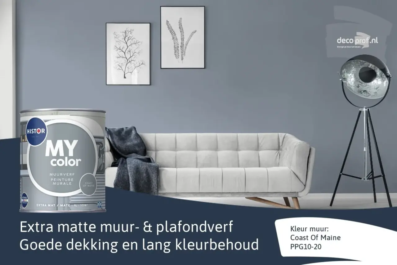 Histor My Color Muurverf Extra Mat Coast Of Maine