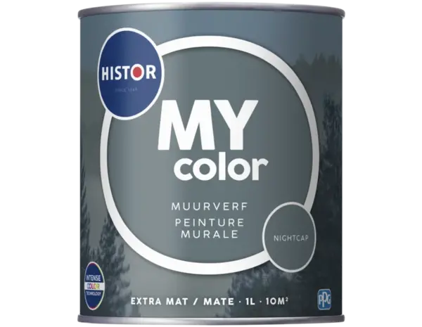 Histor My Color Muurverf Extra Mat Night Cap Histor My Color Muurverf Extra Mat Night Cap