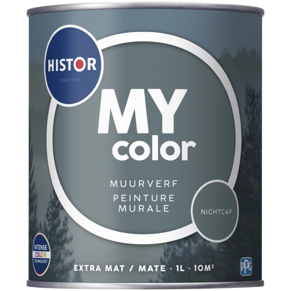 Histor muurverf My Color extra mat Night Cap 1L