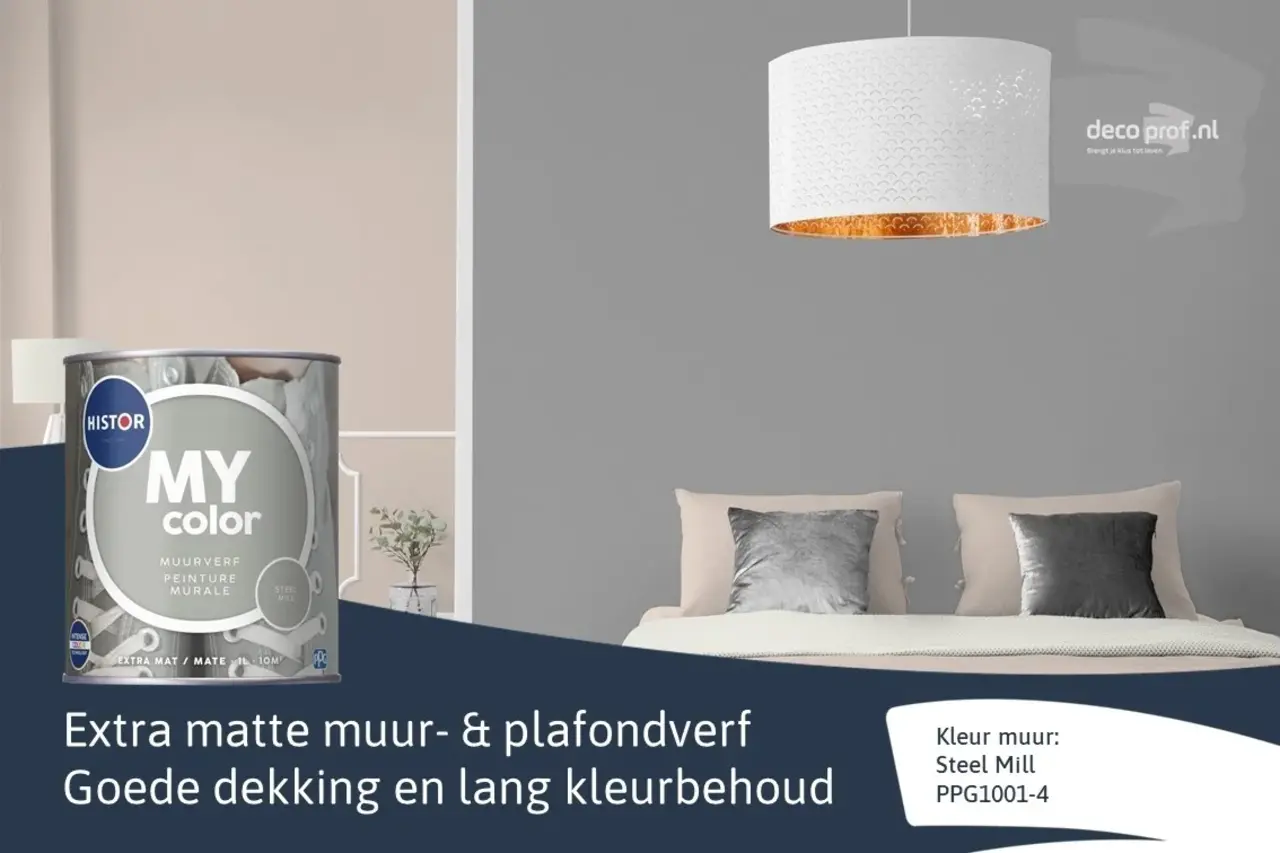 Histor My Color Muurverf Extra Mat Steel Mill Histor My Color Muurverf Extra Mat Steel Mill