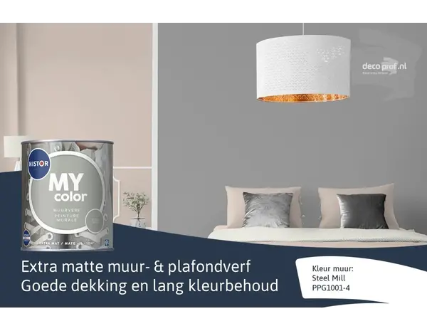 Histor My Color Muurverf Extra Mat Steel Mill Histor My Color Muurverf Extra Mat Steel Mill