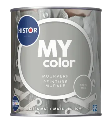 Histor MY color Muurverf Extra Mat Steel Mill
