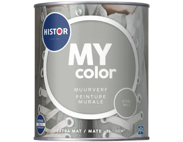 Histor My Color Muurverf Extra Mat Steel Mill Histor My Color Muurverf Extra Mat Steel Mill