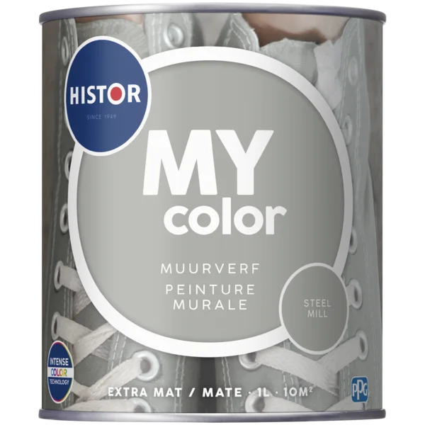 Histor muurverf My Color extra mat Steel Mill 1L