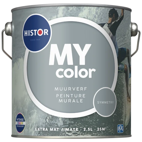 Histor My Color muurverf extra mat symmetry 25 liter