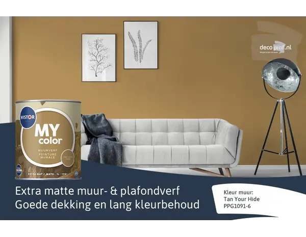 Histor My Color Muurverf Extra Mat Tan Your Hide Histor My Color Muurverf Extra Mat Tan Your Hide