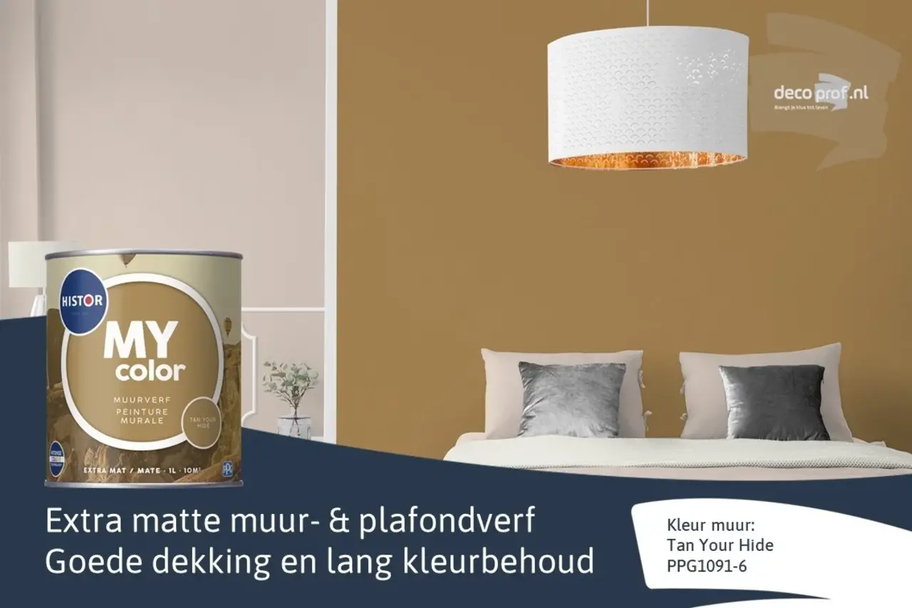 Histor My Color Muurverf Extra Mat Tan Your Hide Histor My Color Muurverf Extra Mat Tan Your Hide