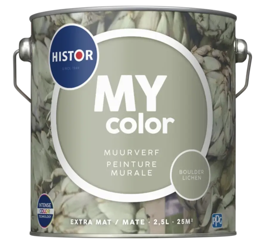 Histor My Color Muurverf Extra Mat Boulder Lichen - 1 LTR