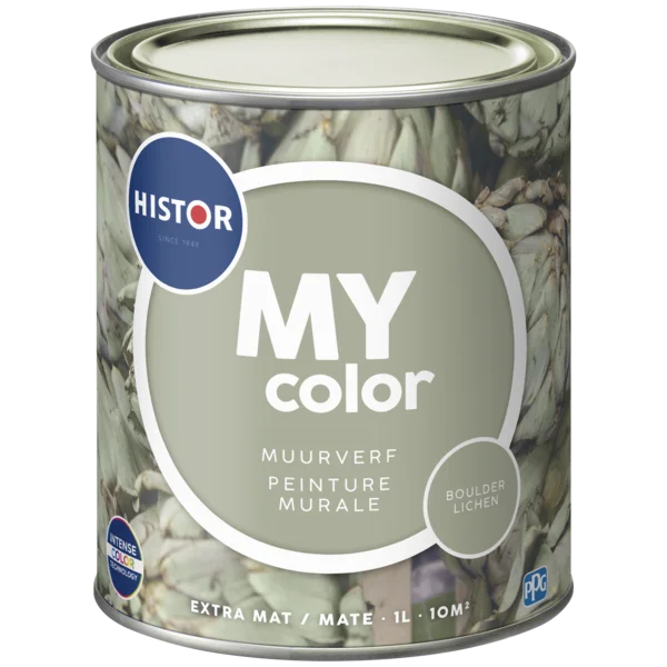 Histor muurverf My Color extra mat Boulder lichen 1L