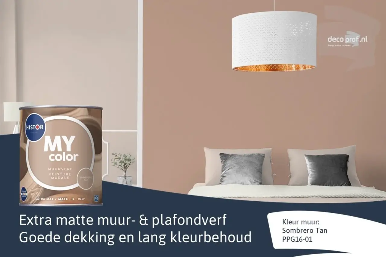 Histor My Color Muurverf Extra Mat Sombrero Tan Histor My Color Muurverf Extra Mat Sombrero Tan