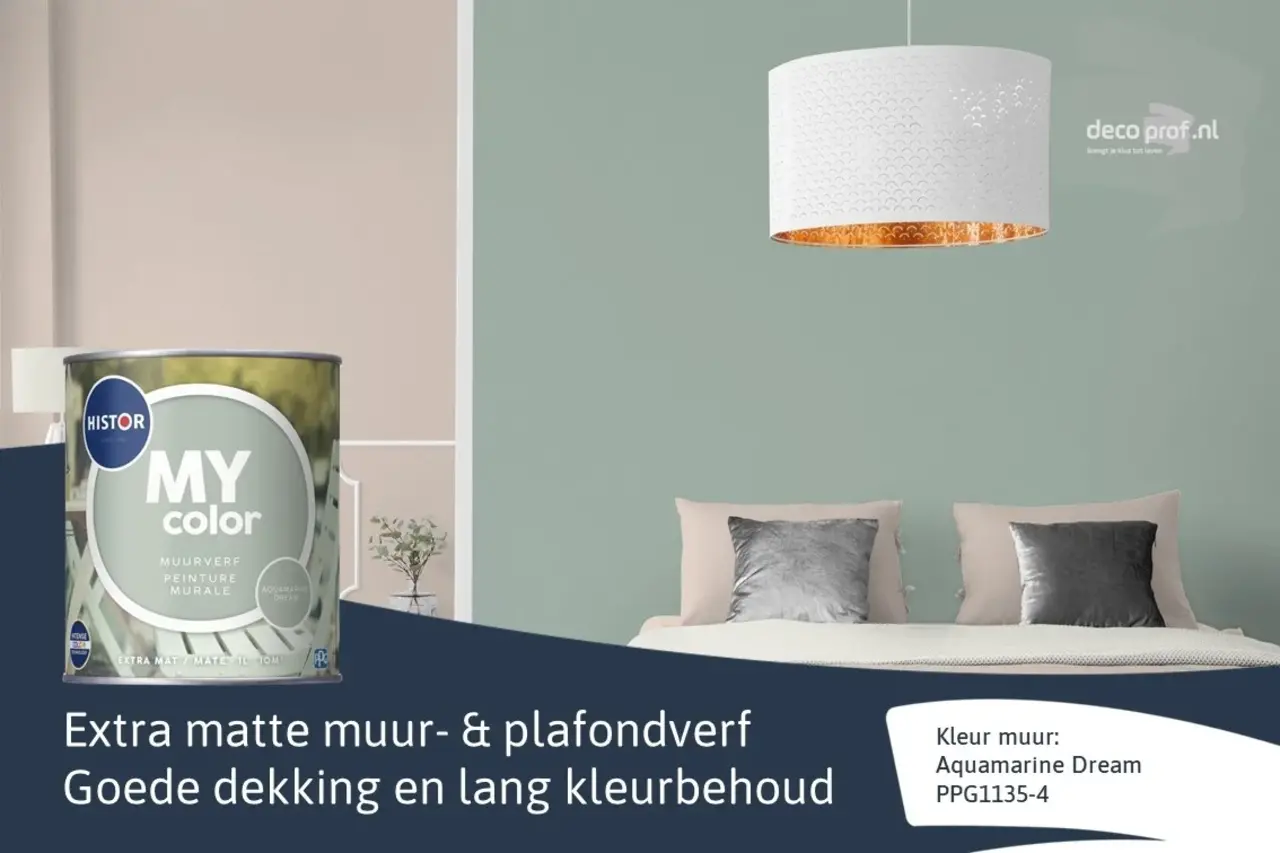 Histor My Color Muurverf Extra Mat Aquamarine Dream Histor My Color Muurverf Extra Mat Aquamarine Dream