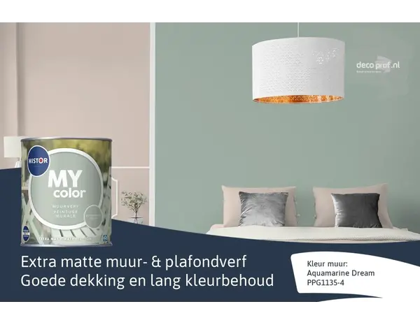 Histor My Color Muurverf Extra Mat Aquamarine Dream Histor My Color Muurverf Extra Mat Aquamarine Dream