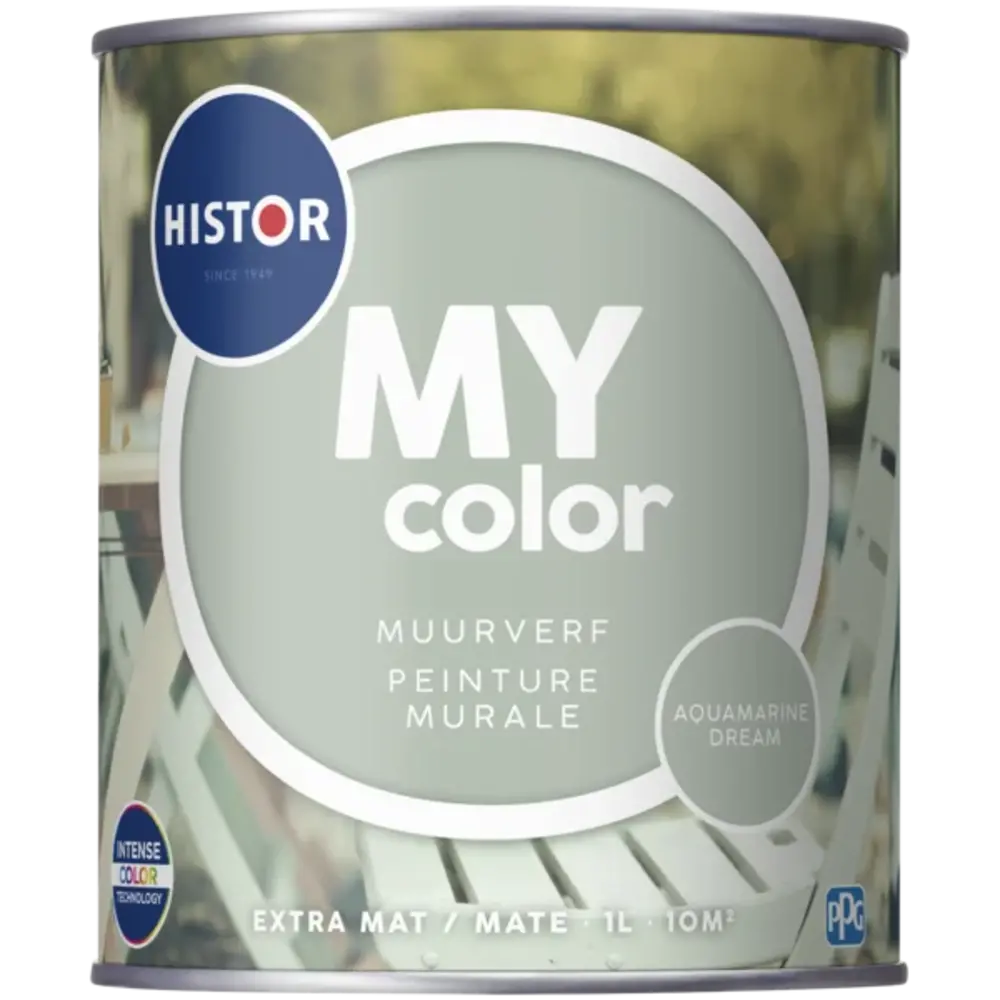 Histor My Color Muurverf Extra Mat Aquamarine Dream Histor My Color Muurverf Extra Mat Aquamarine Dream