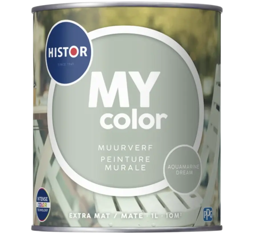 Histor My Color Muurverf Extra Mat Aquamarine Dream - 1 LTR