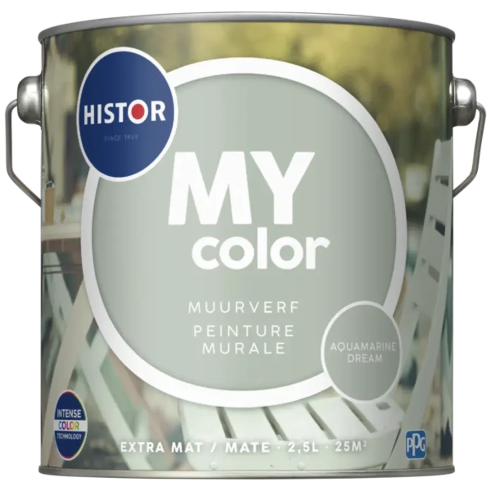 Histor My Color Muurverf Extra Mat Aquamarine Dream Histor My Color Muurverf Extra Mat Aquamarine Dream