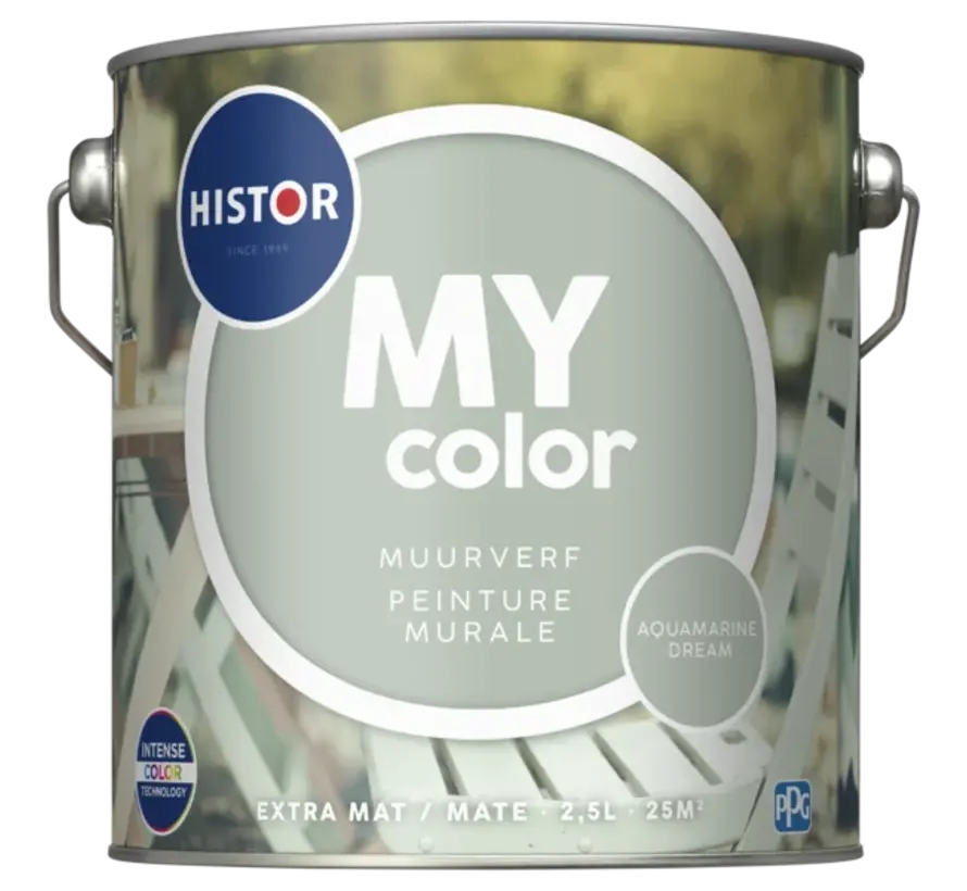 Histor My Color Muurverf Extra Mat Aquamarine Dream - 1 LTR