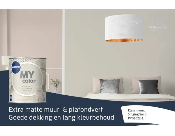 Histor My Color Muurverf Extra Mat Singing Sand Histor My Color Muurverf Extra Mat Singing Sand