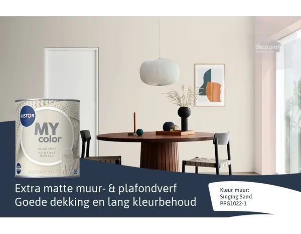 Histor My Color Muurverf Extra Mat Singing Sand Histor My Color Muurverf Extra Mat Singing Sand