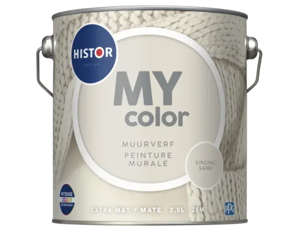 Histor My Color Muurverf Extra Mat Singing Sand Histor My Color Muurverf Extra Mat Singing Sand