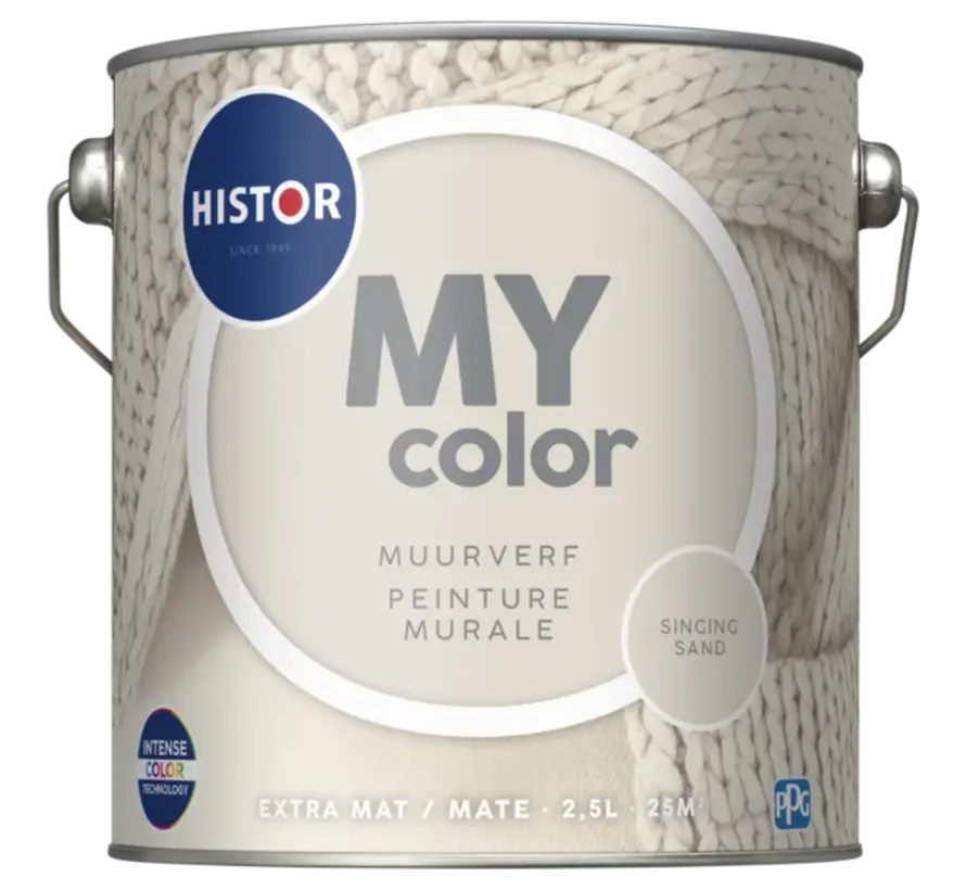 Histor My Color Muurverf Extra Mat Singing Sand - 1 LTR