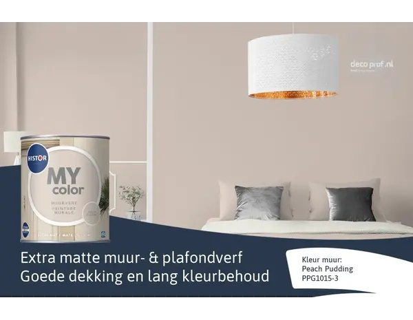 Histor My Color Muurverf Extra Mat Peach Pudding Histor My Color Muurverf Extra Mat Peach Pudding