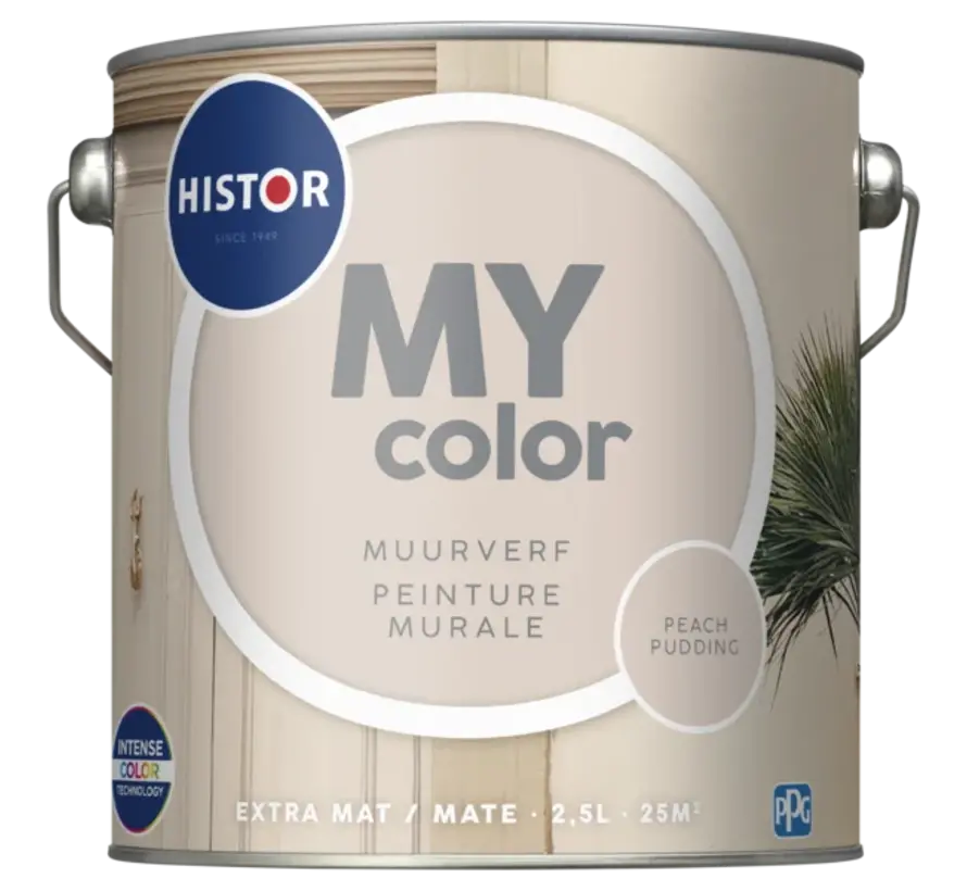 Histor My Color Muurverf Extra Mat Peach Pudding - 1 LTR