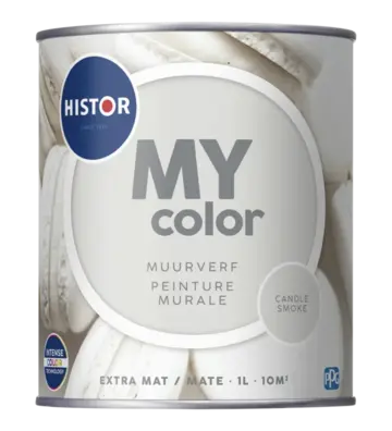 Histor MY color Muurverf Extra Mat Candle Smoke