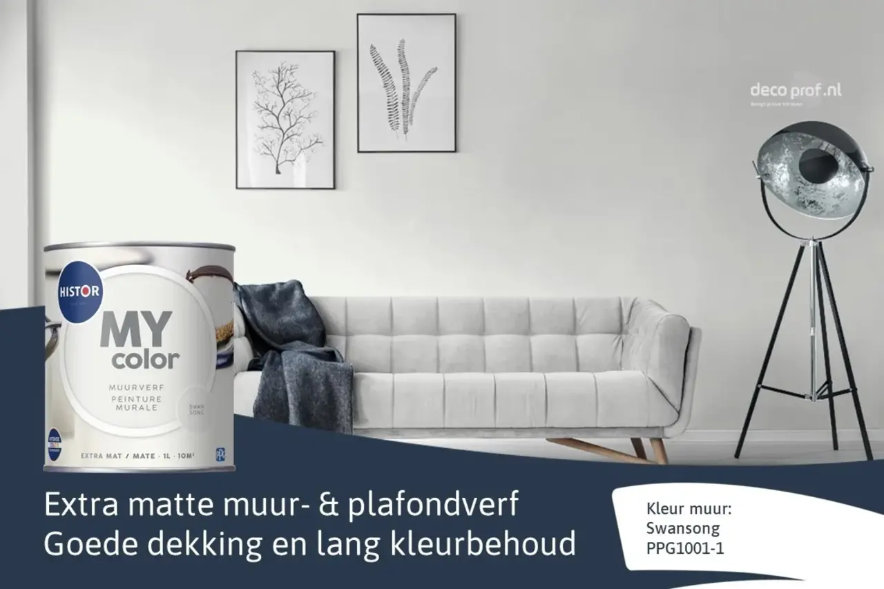 Histor My Color Muurverf Extra Mat Swansong Histor My Color Muurverf Extra Mat Swansong